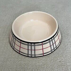 Burberry Dog food/water bowl